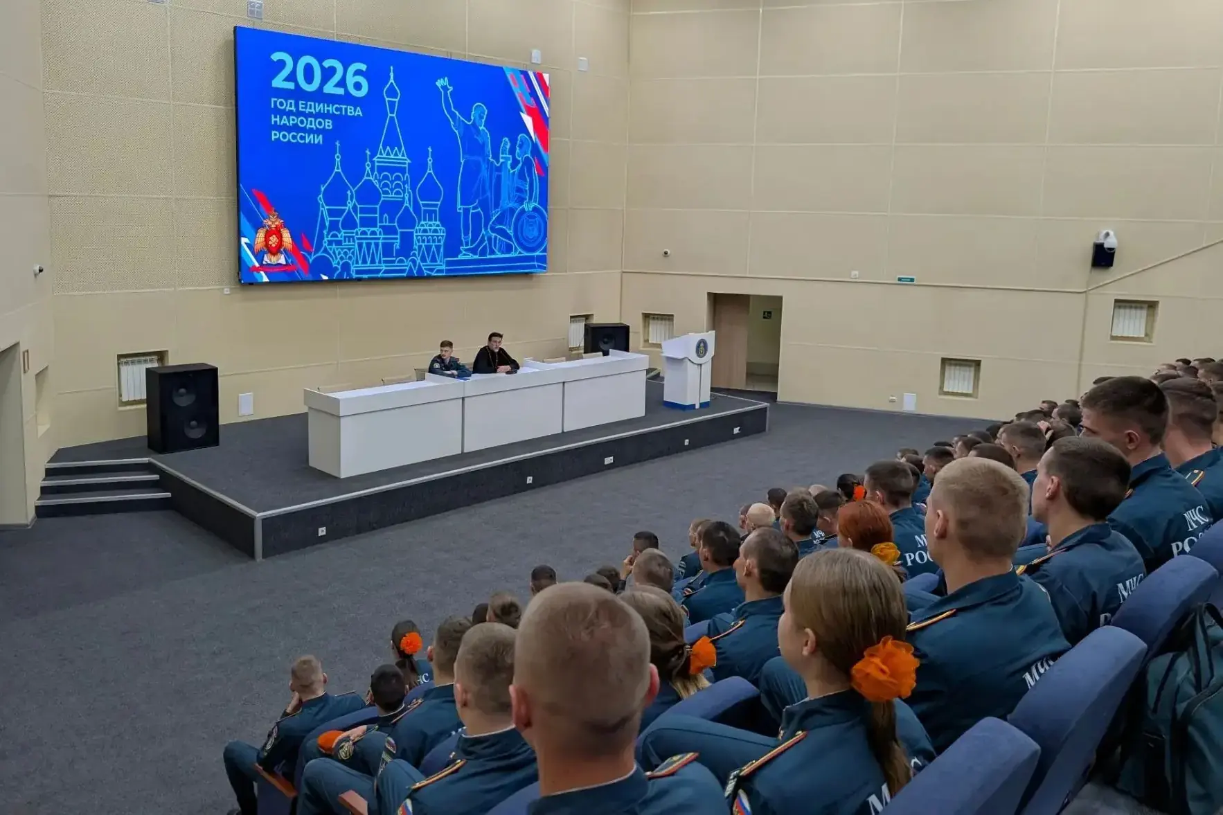 В Академии МЧС Железногорска прошла духовно-просветительская встреча со священником