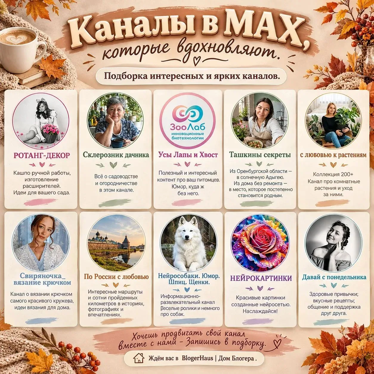 Каналы, которые вдохновляют. Подборка интересных и ярких каналов.