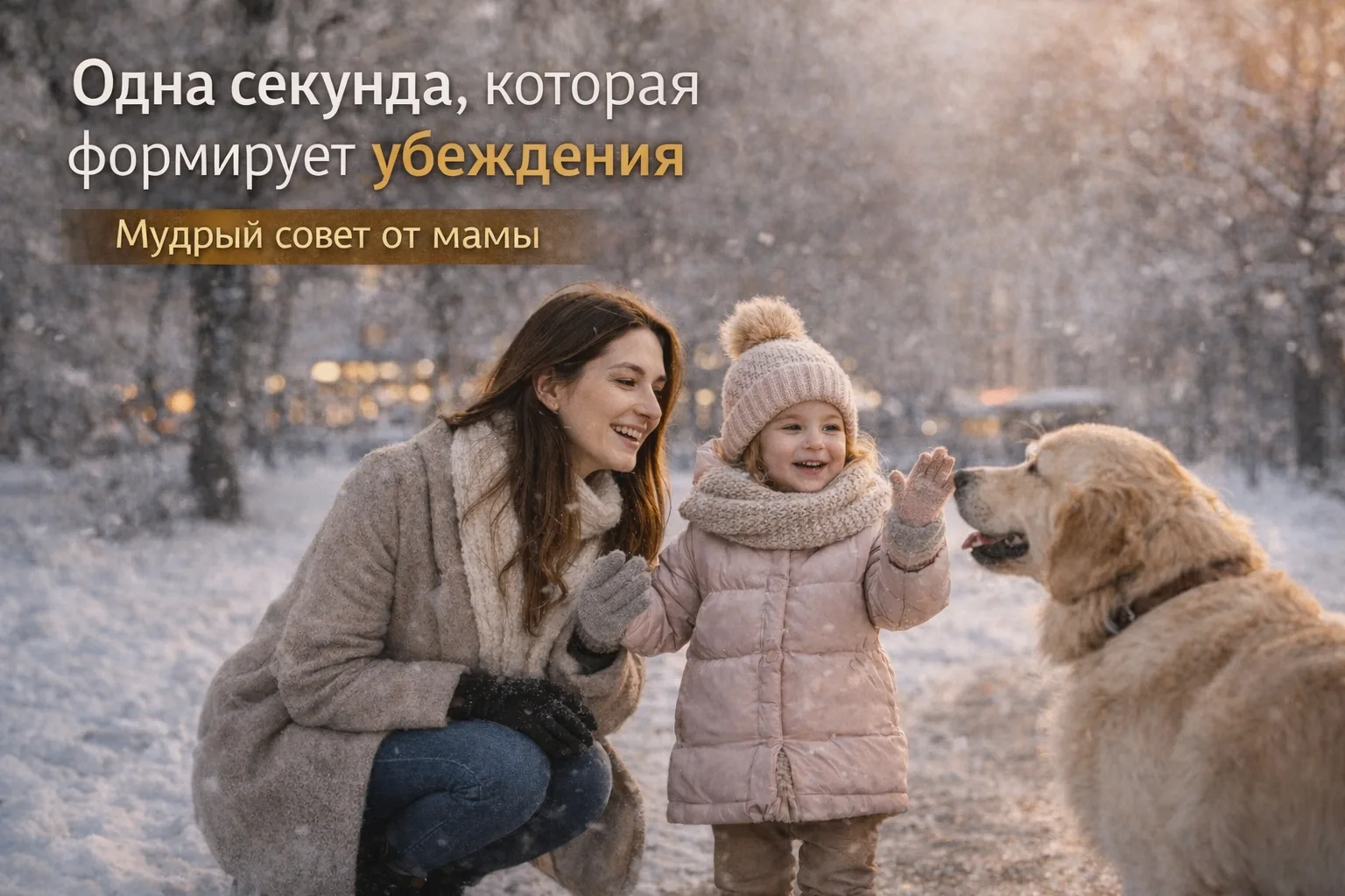 Как одна реакция Мамы меняет страхи ребенка