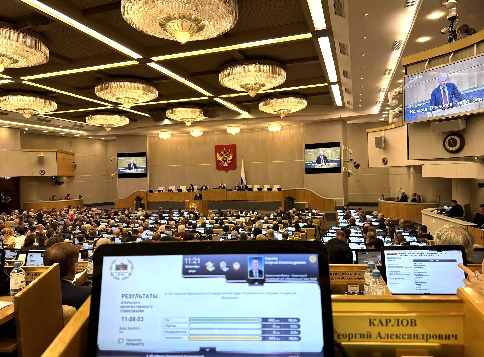 Подвожу краткие итоги первого заседания Государственной Думы IX созыва.