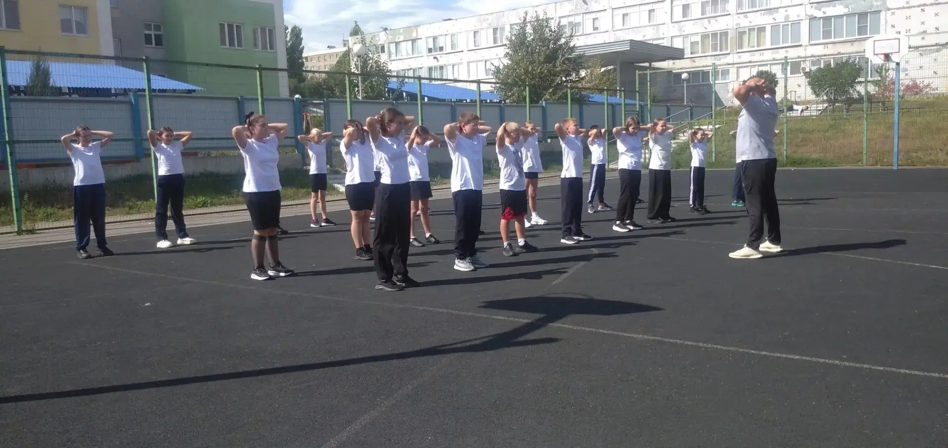 🏀 Урок физической культуры на свежем воздухе в МАОУ «Гимназия 31 имени В. И. Кузнецова...