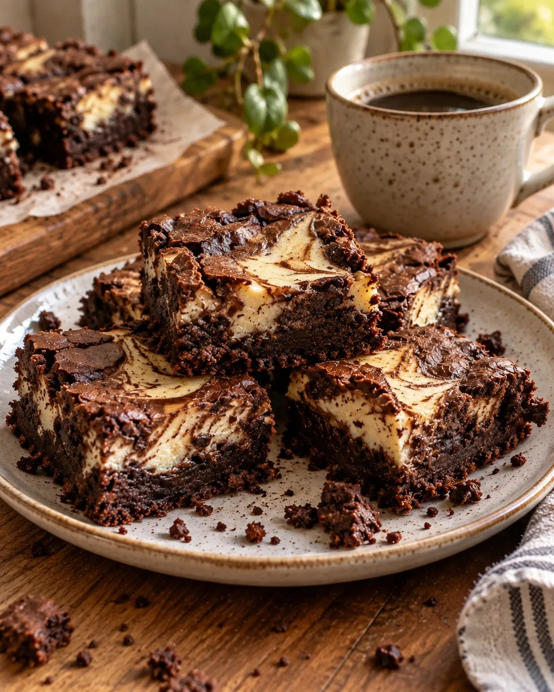 🍫 Шоколадный чизкейк-брауни