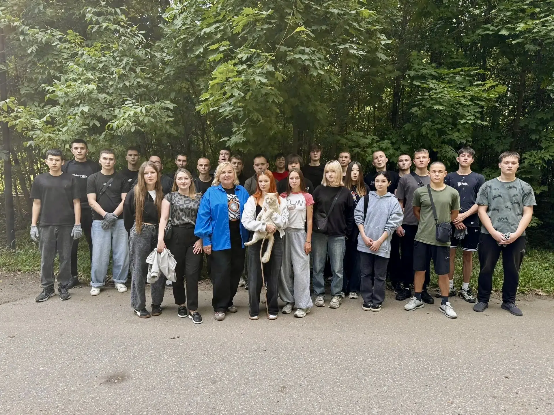 🌲 Чистый лес — чистая совесть! Студенты «ТрансСтройТех» на субботнике в Обиковском лесу