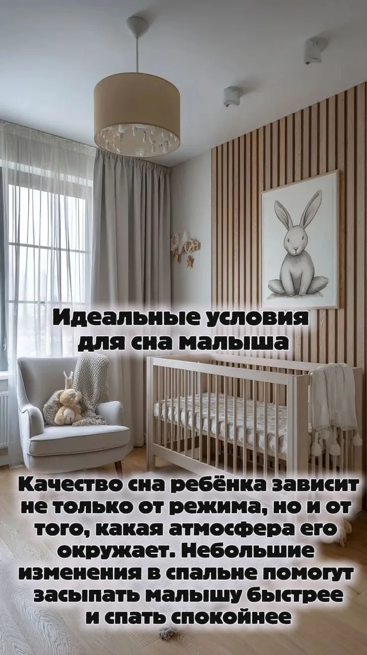 🌙 Что должно быть в спальне для хорошего сна малыша?