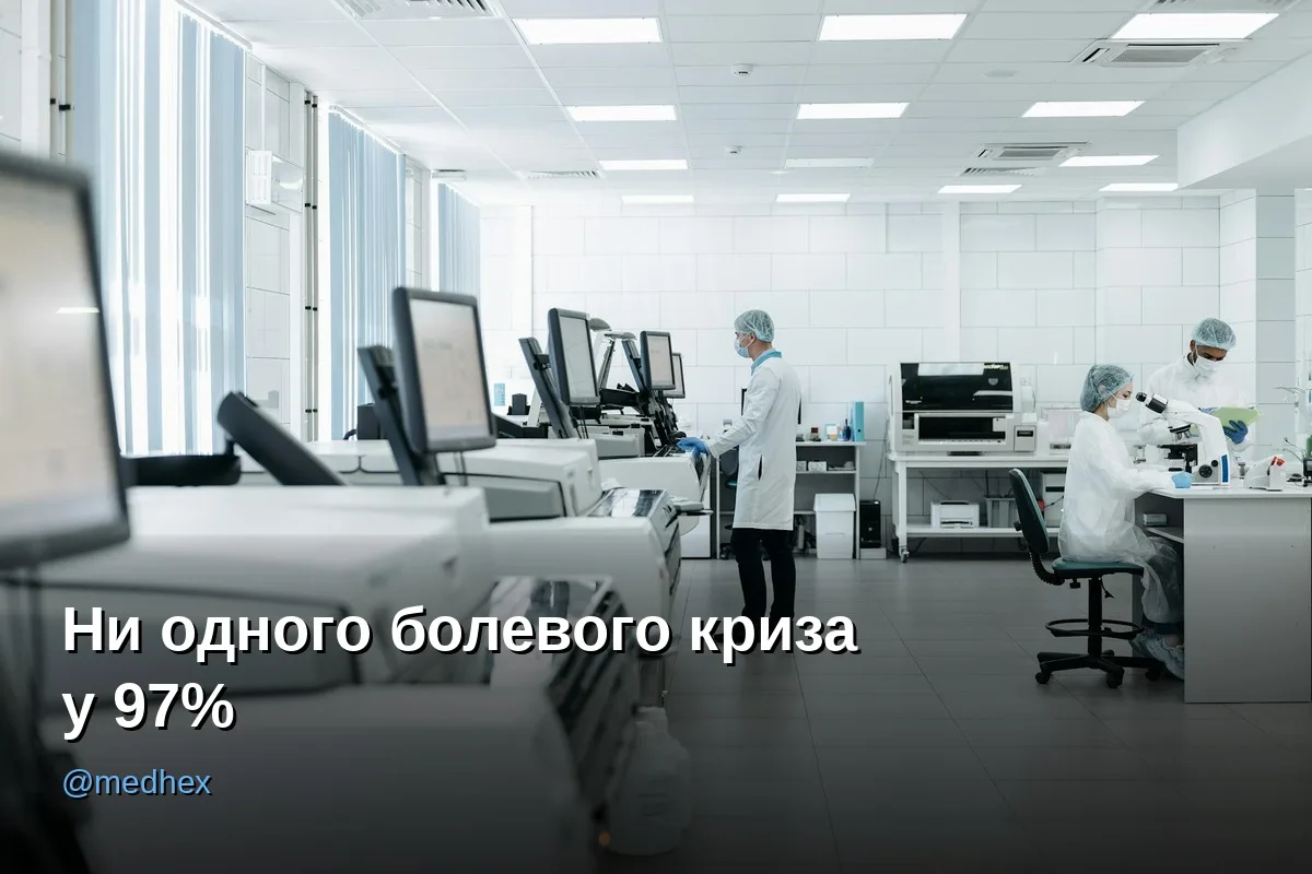 🧬 97% пациентов с серповидной болезнью — ни одного болевого криза после редактирования генома

————