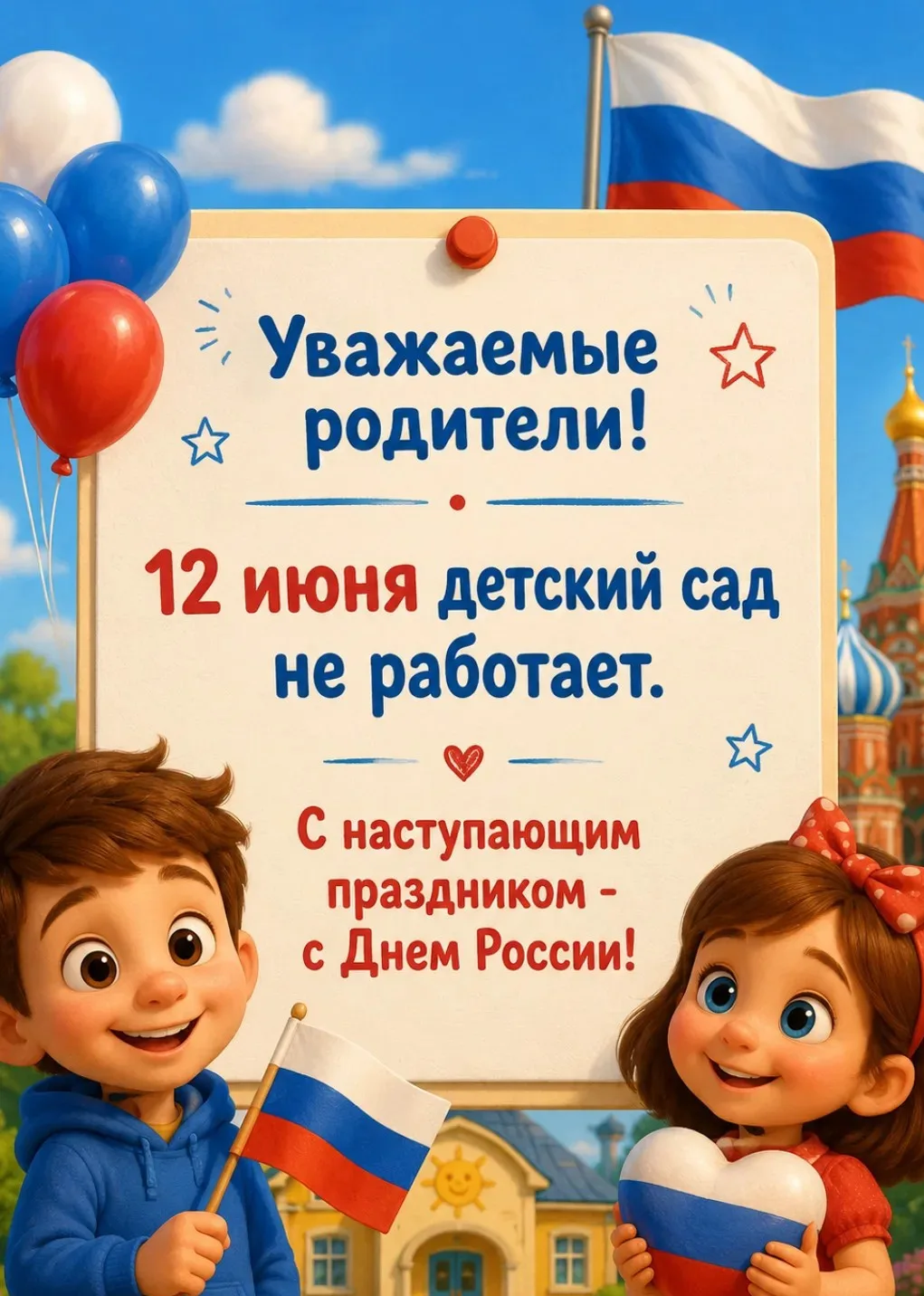 Дорогие родители!

Поздравляем вас с наступающими праздниками! Напоминаем, что детский сад будет зак