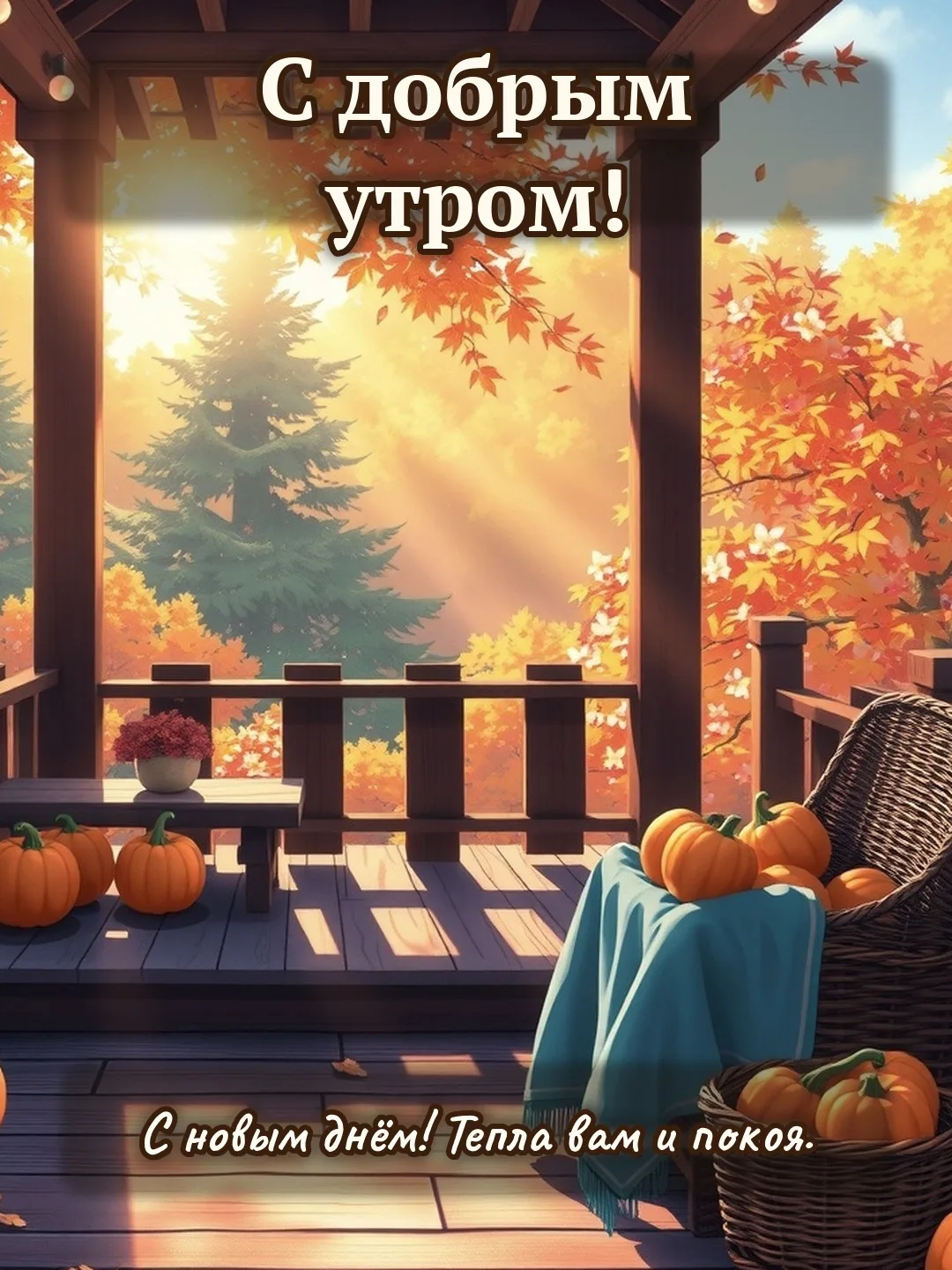☀️ С добрым утром! С новым днём! Тепла вам и покоя.
