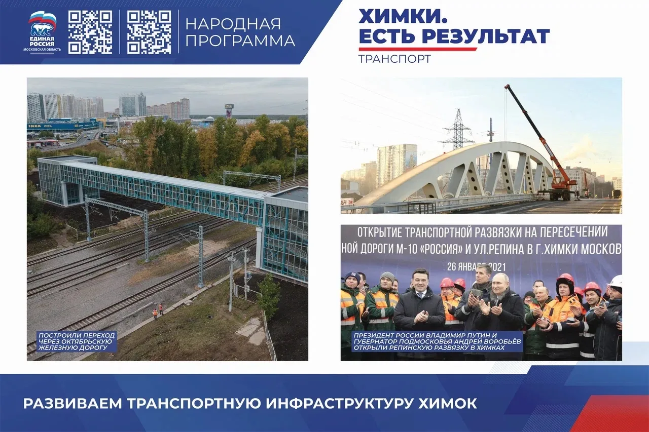 Комфортная городская среда для жителей: итоги реализации Народной программы в Химках
 
В Химках подв