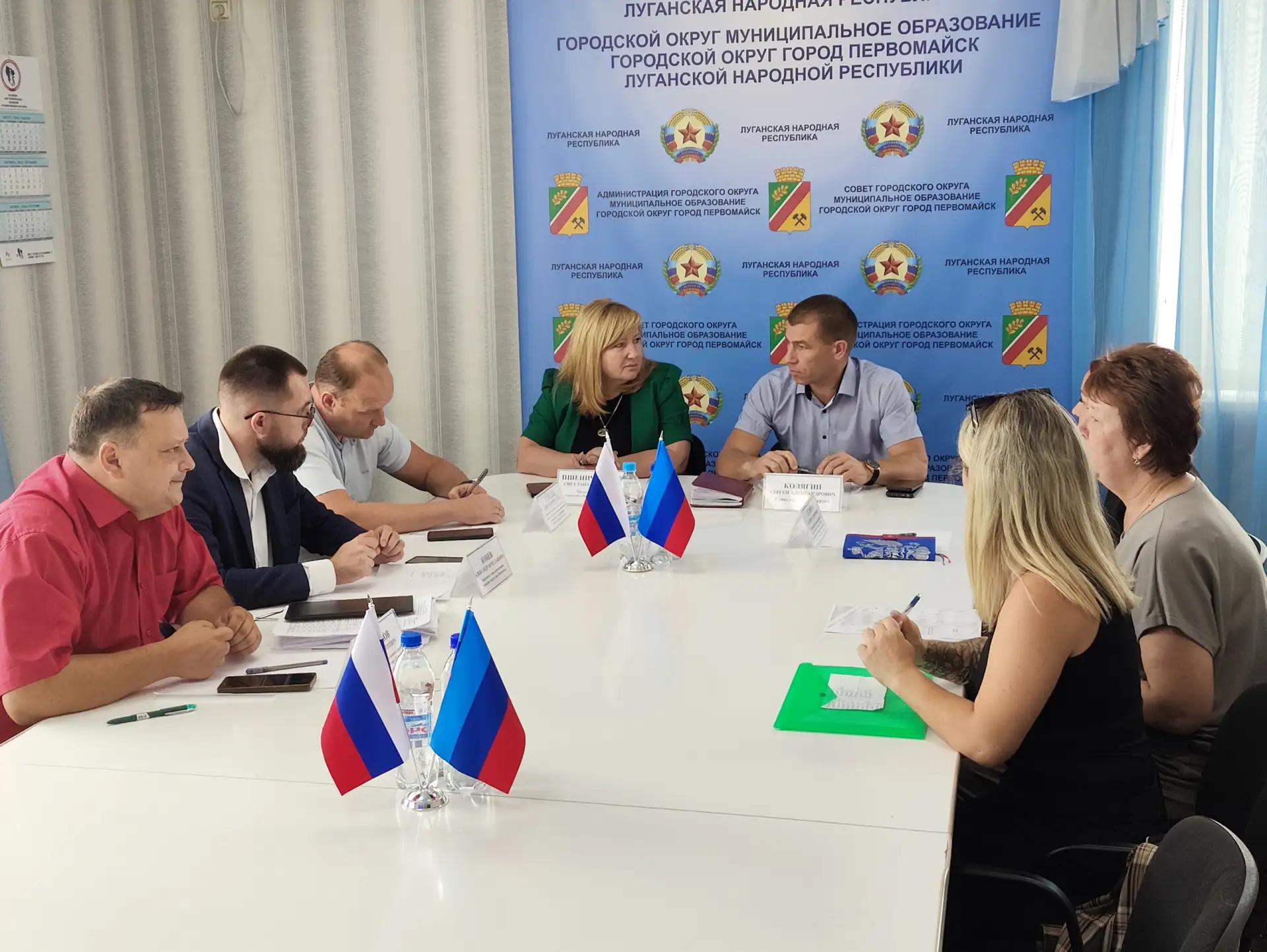 🎗 Глава городского округа Первомайск Сергей Колягин совместно с заместителями, председ...