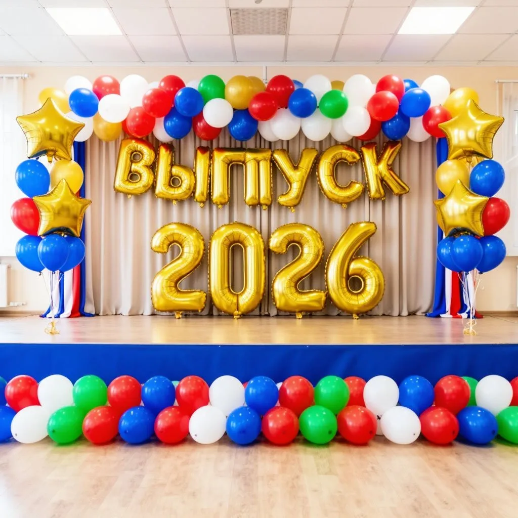 🎉 Выпускной 2026: создаём атмосферу волшебства с нашими шарами! ✨