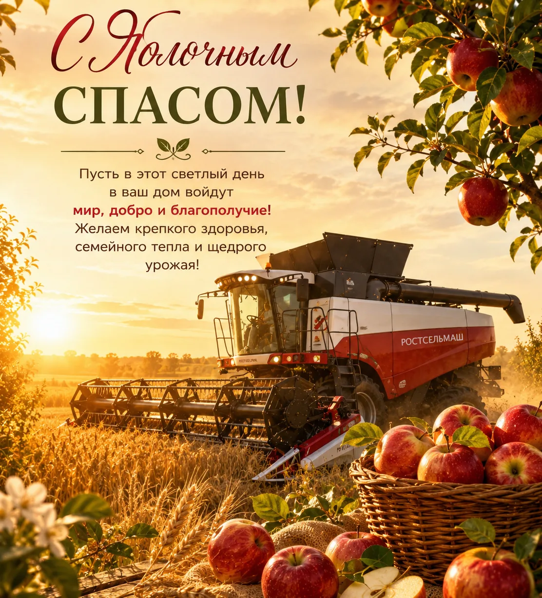 С праздником — с Яблочным Спасом! 🍏