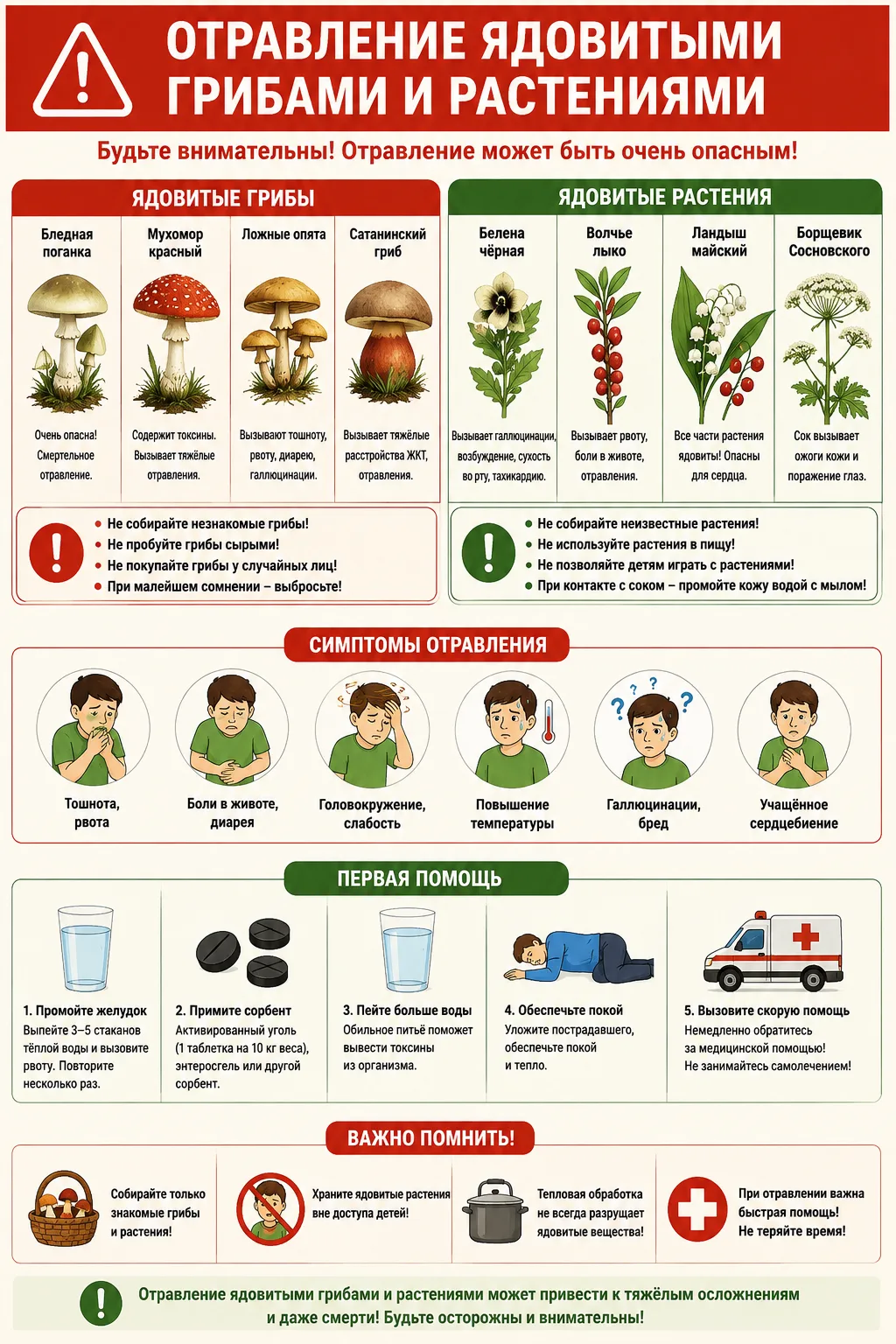 🍄🌿 Безопасность — прежде всего!
