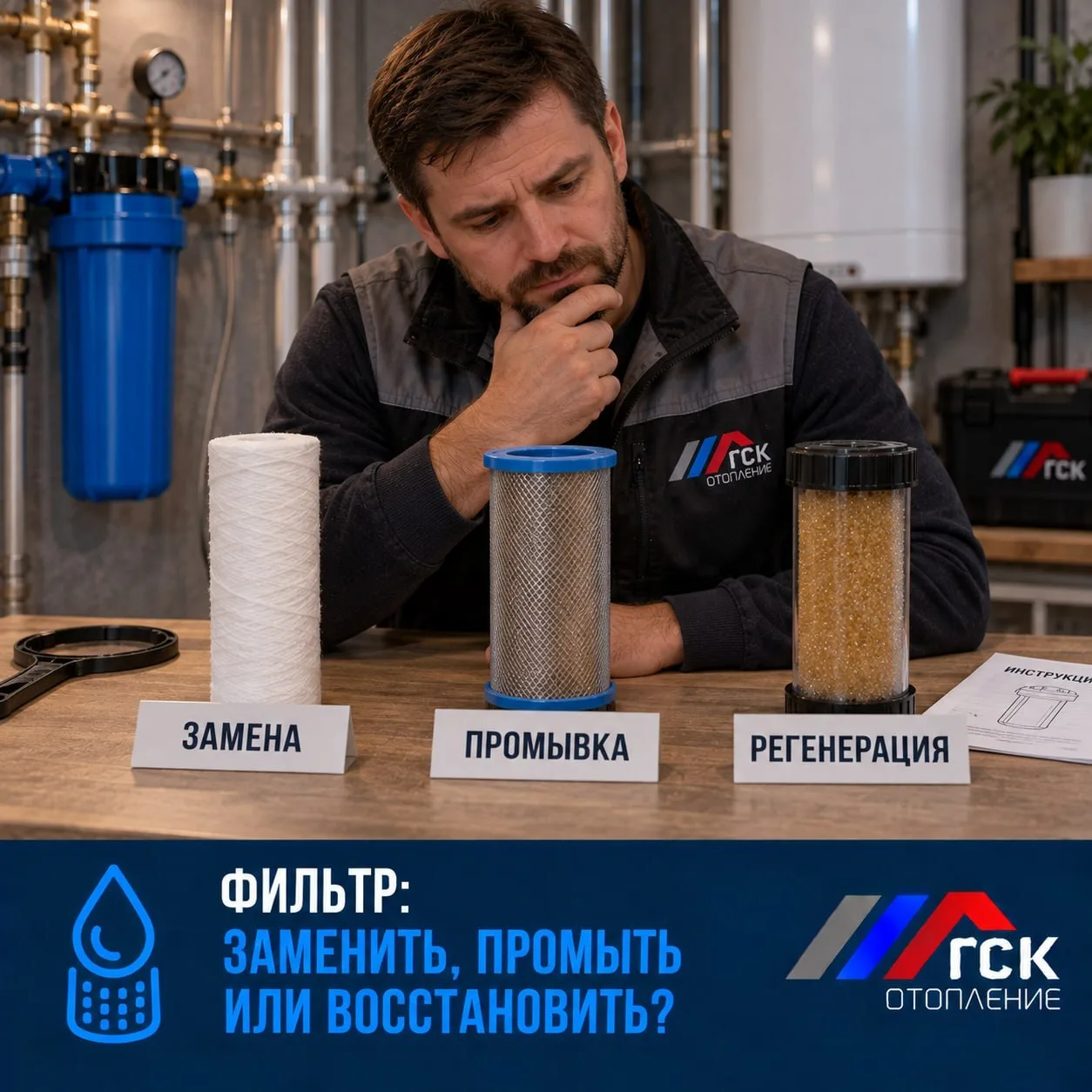 Фильтр: заменить, промыть или восстановить?