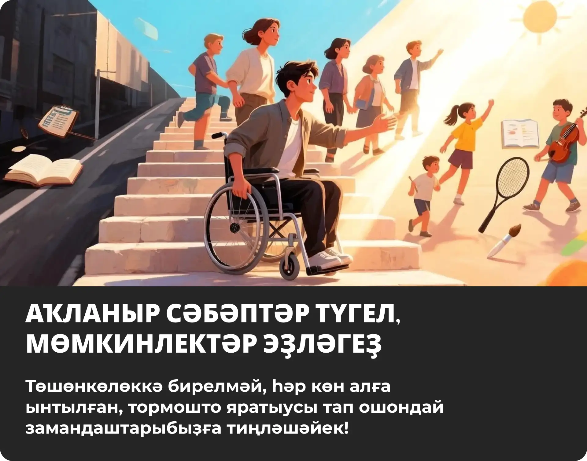 Ауырлыҡтарға бирешмәй, үҙ көсөнә ышанып алға барған һәм һоҡланырлыҡ һөҙөмтәләргә өлгәшк...
