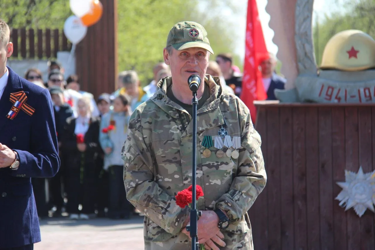 🇷🇺 9 мая в селе Краснотуранск состоялся митинг, посвященный 81-й годовщине Победы в Великой Отечеств