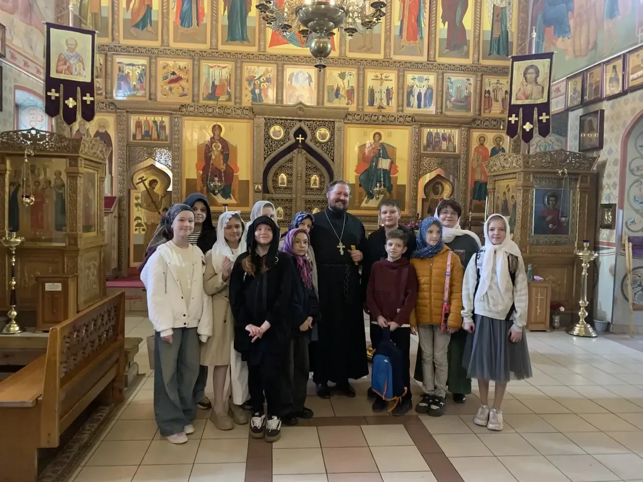 Посещение храма Космы и Дамиана в Космодемьянском  📍 Ученики 4 класса «П» посетили храм Космы и Дами