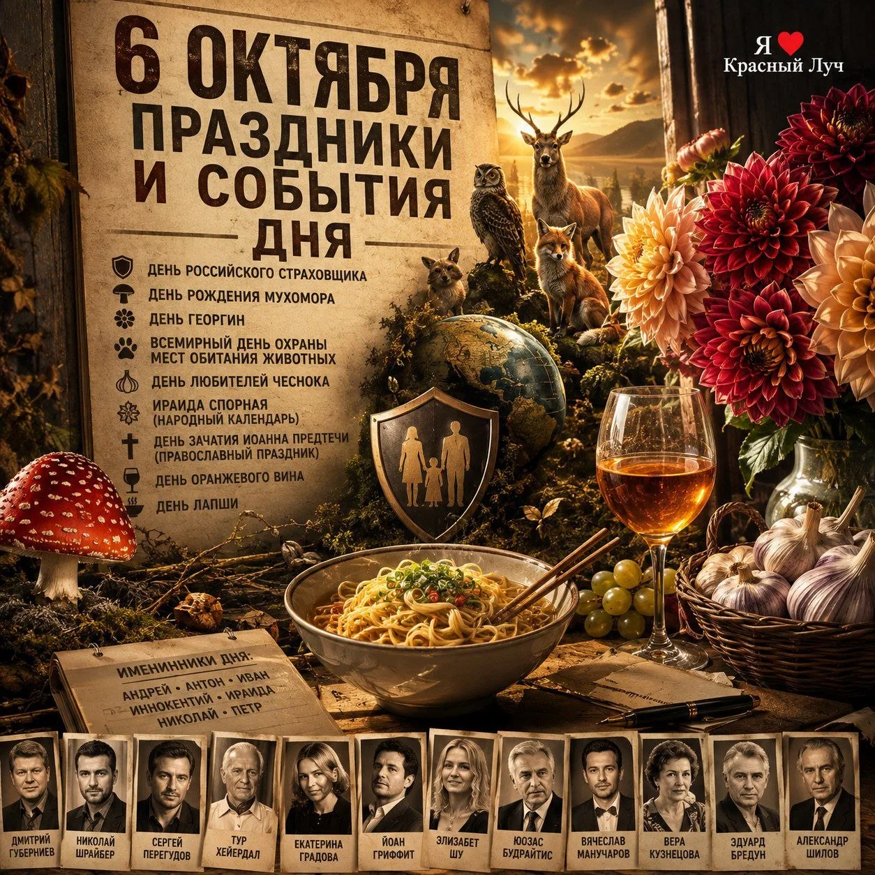 Главные праздники и события вторника, 6 октября 2026 года: