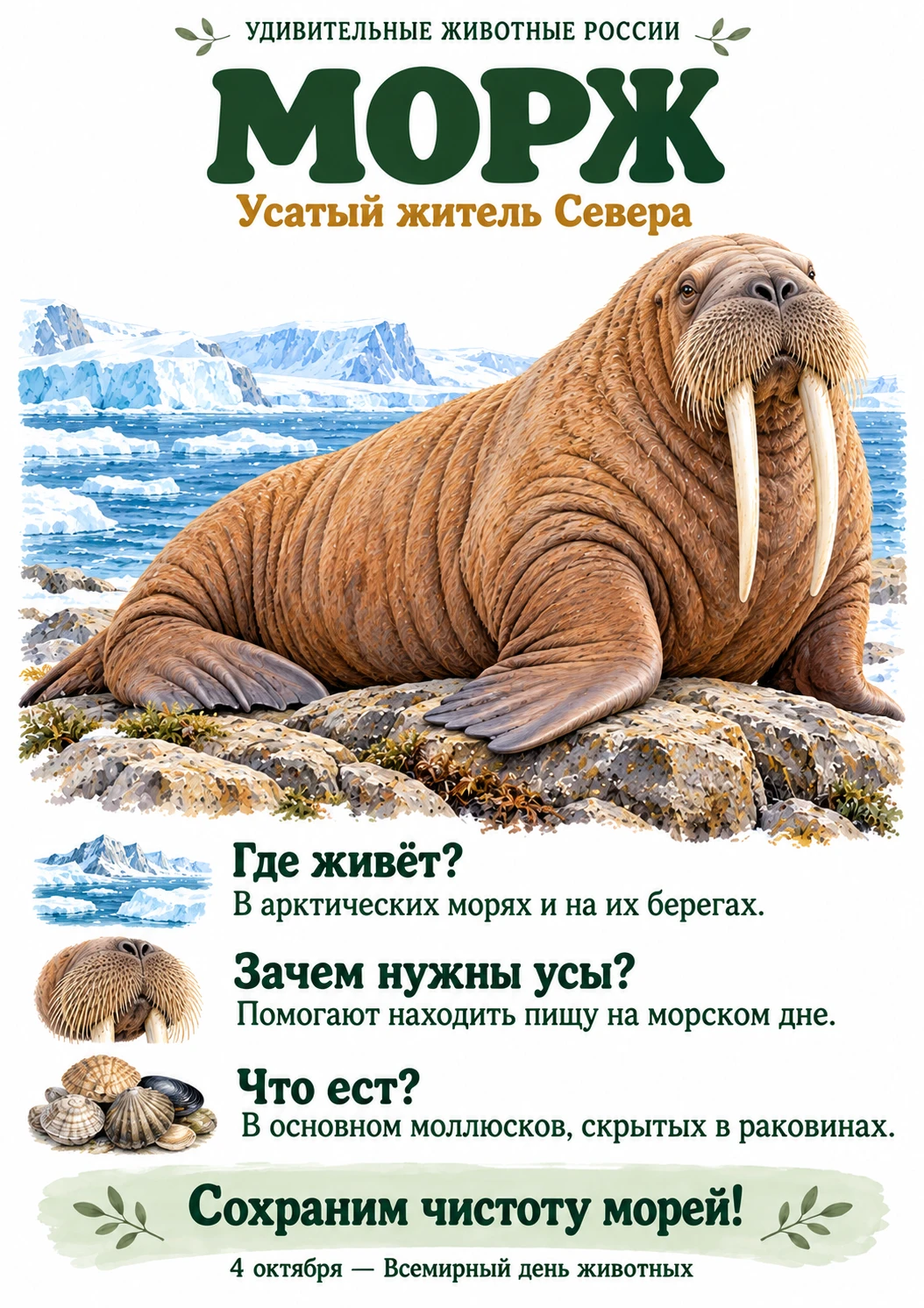 🐾 4 октября — Всемирный день животных!