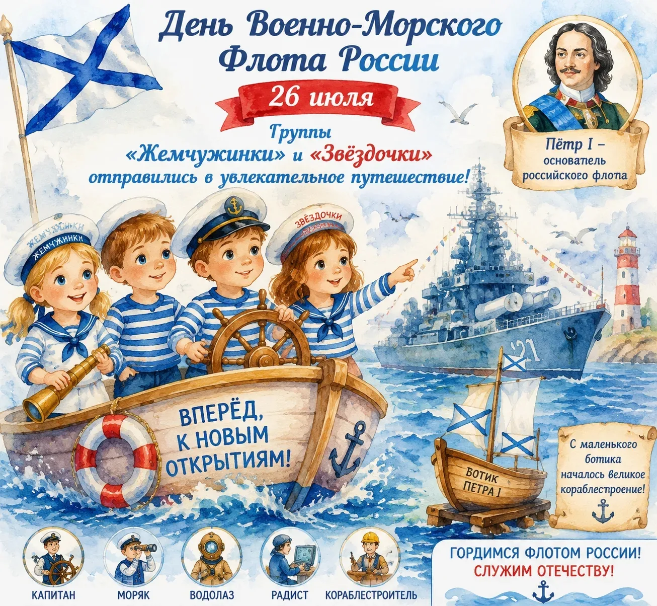 ⚓🇷🇺 День Военно-морского Флота России