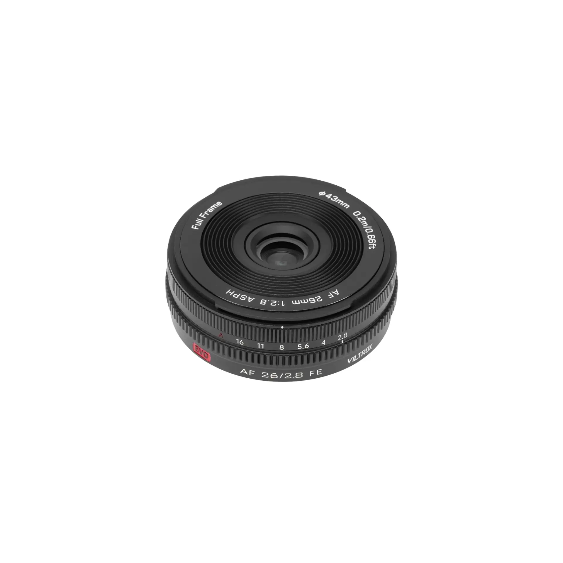 Viltrox представил новый фикс-объектив AF 26mm F2.8 EVO для полнокадровых (и кроп) камер с байонетам