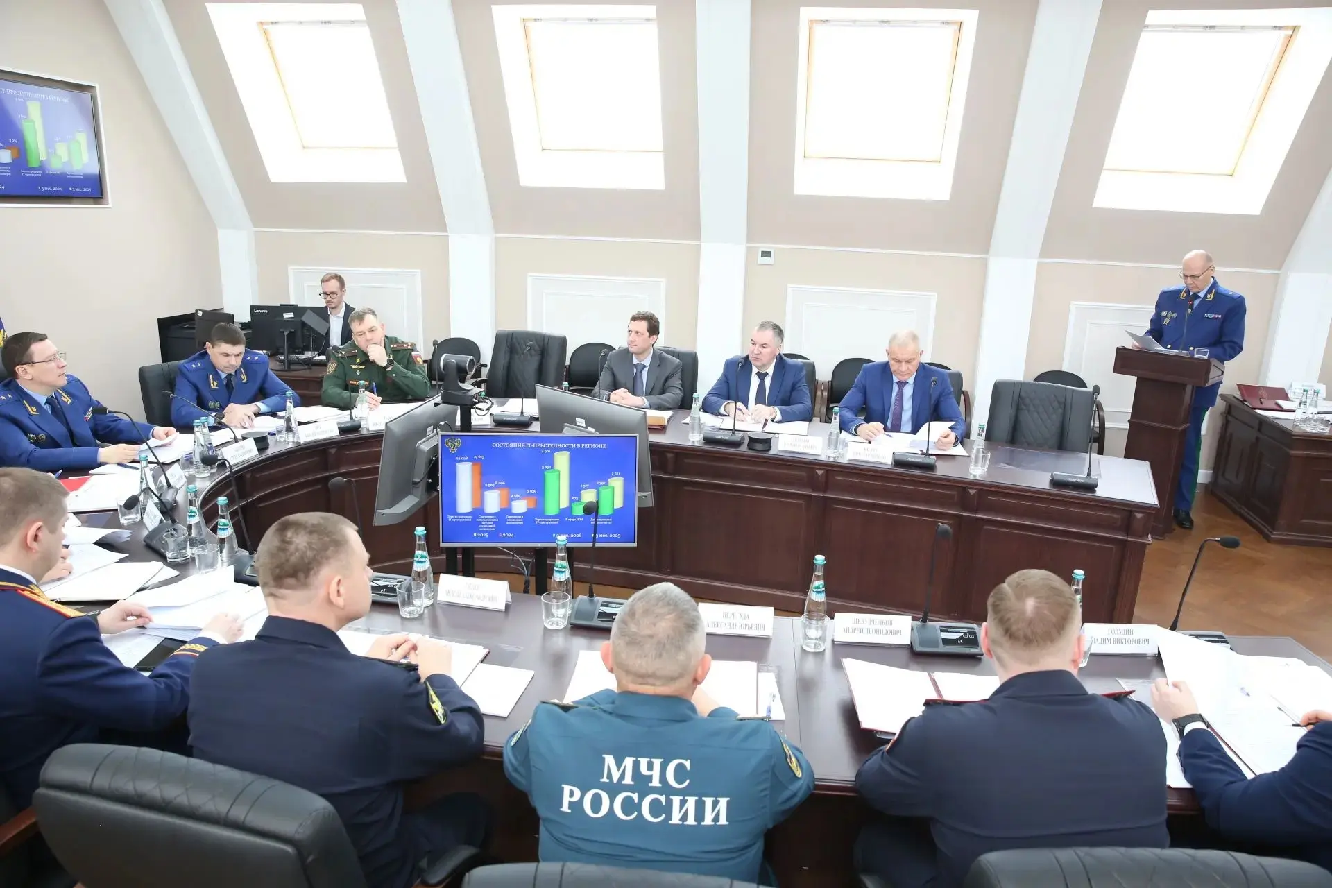 В ПРОКУРАТУРЕ МОСКОВСКОЙ ОБЛАСТИ ПОД ПРЕДСЕДАТЕЛЬСТВОМ ПРОКУРОРА РЕГИОНА СЕРГЕЯ ЗАБАТУРИНА СОСТОЯЛОС