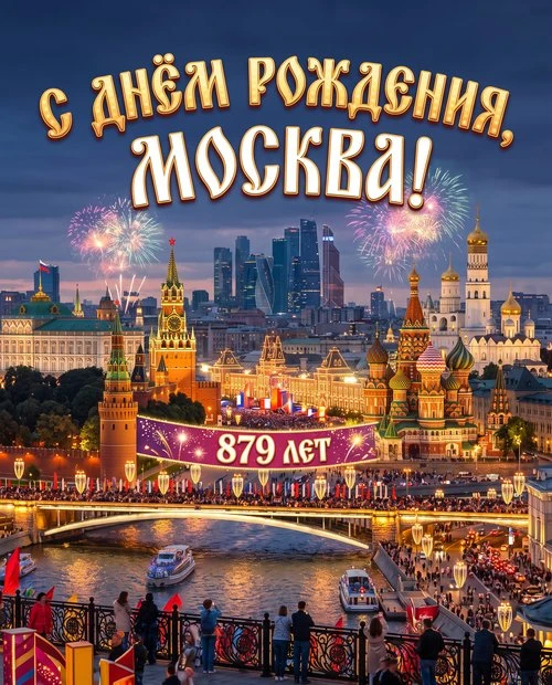 С Днём рождения, Москва!