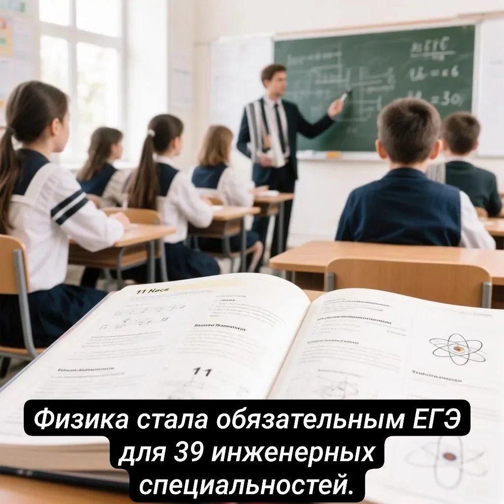 Вице-премьер Дмитрий Чернышенко сообщил, что с 2026 года ЕГЭ по физике входит в число о...