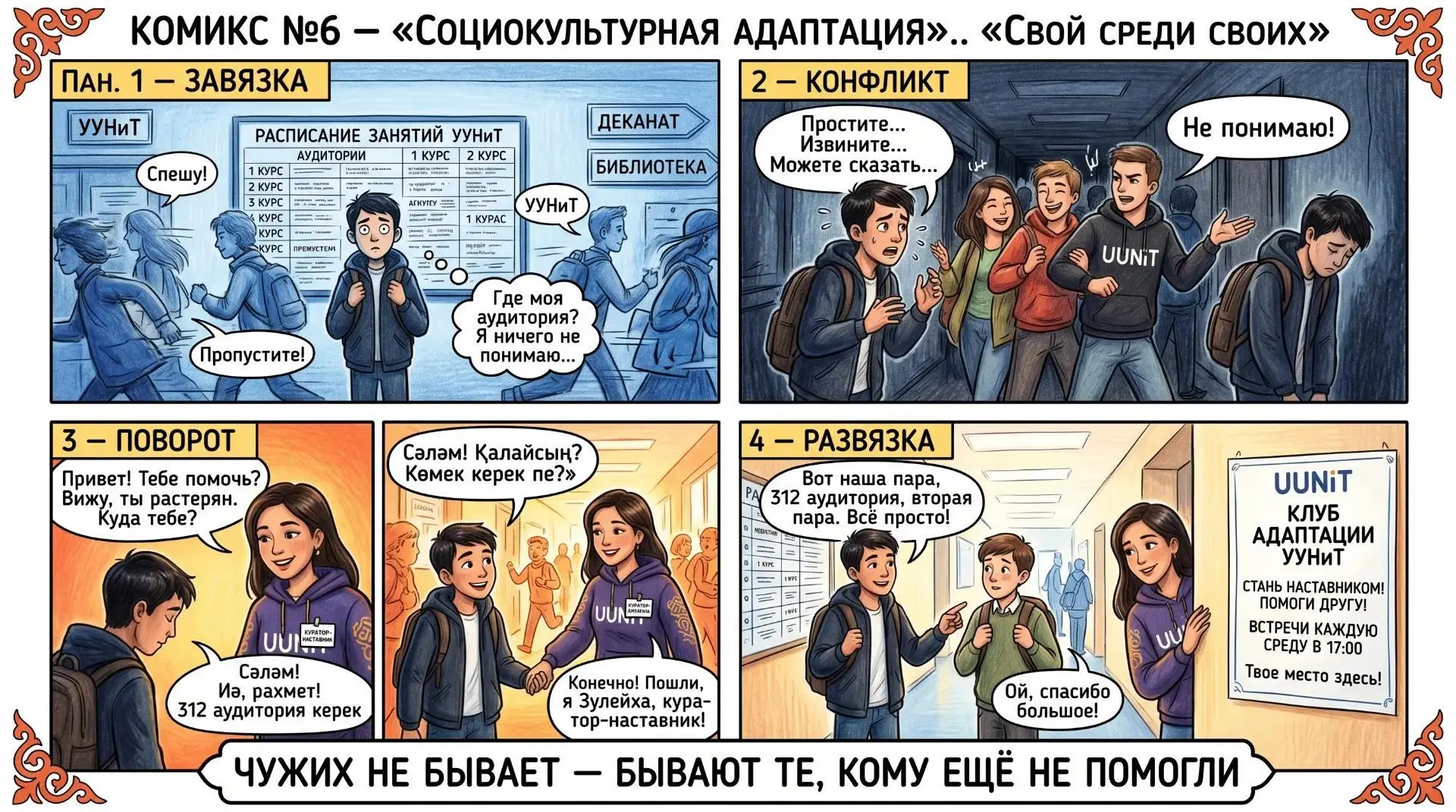 ❗️СФ УУНиТ предупреждает: адаптация — это не страшно, это нормально❗️

Вчерашние школьники, сегодня 