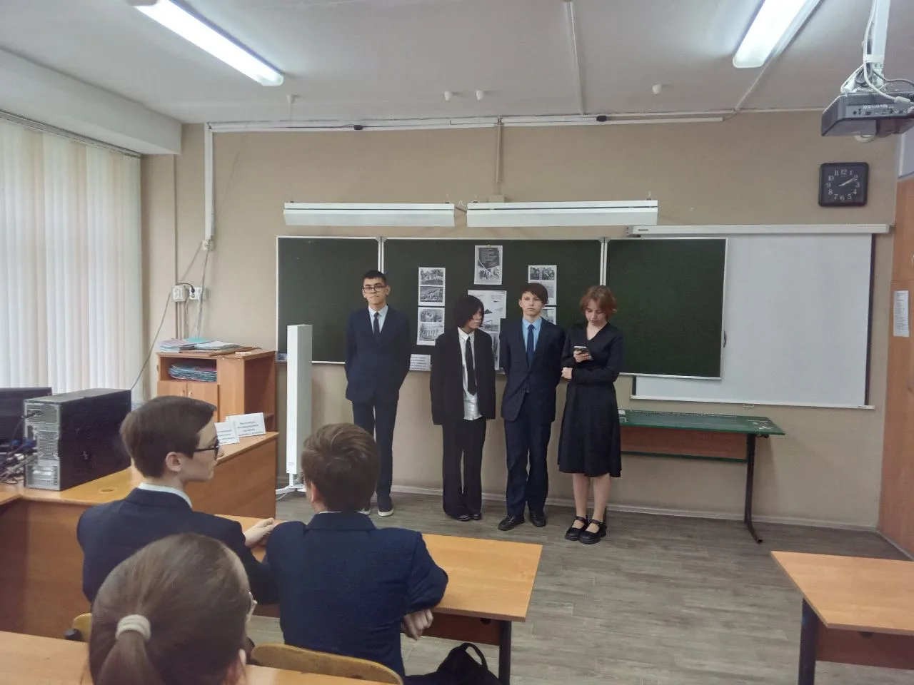 "Память без срока давности"  В 8А и 8В  классах состоялся круглый стол на тему «Память без срока дав