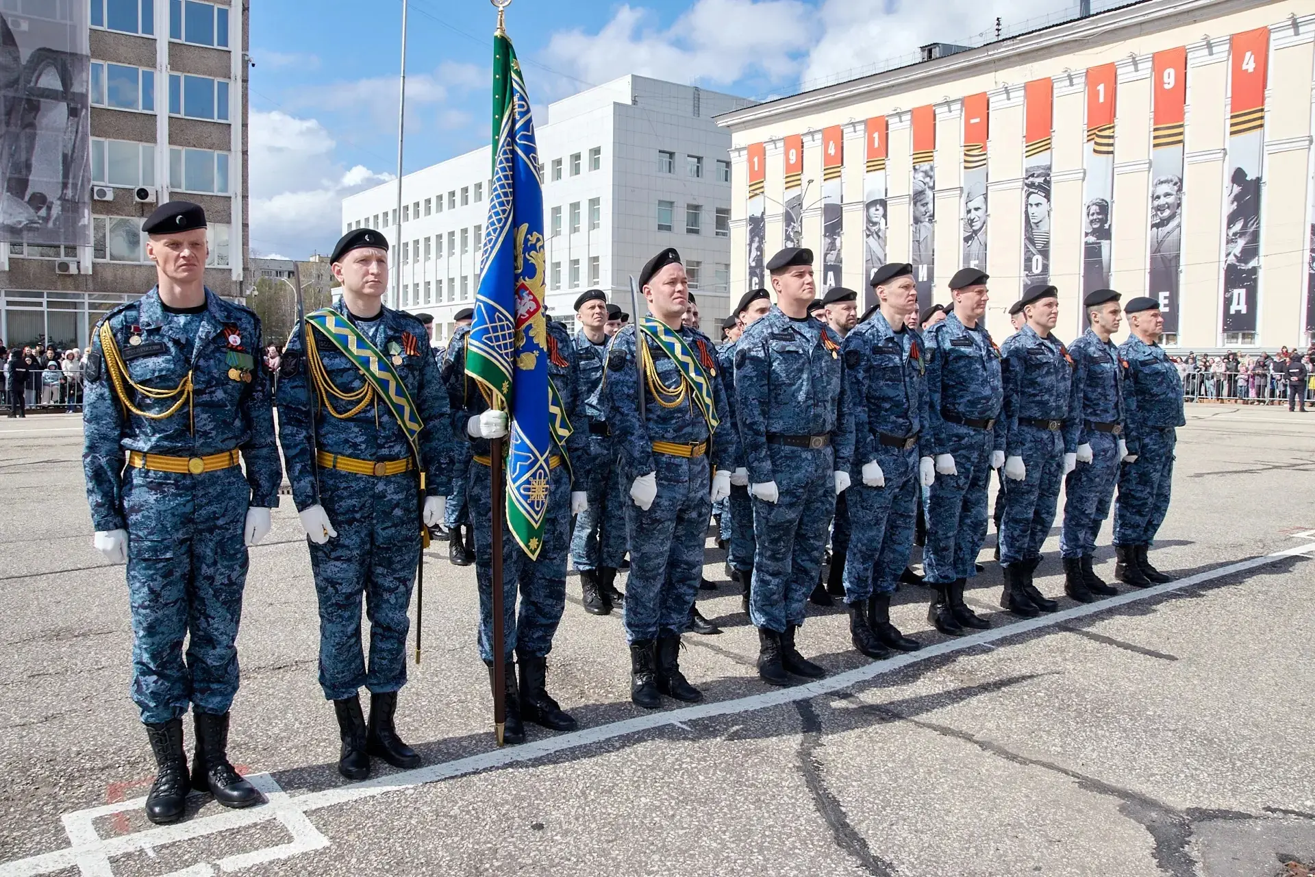 🔥 Парадный расчет Управления в День Победы впервые возглавил заместитель начальника От...