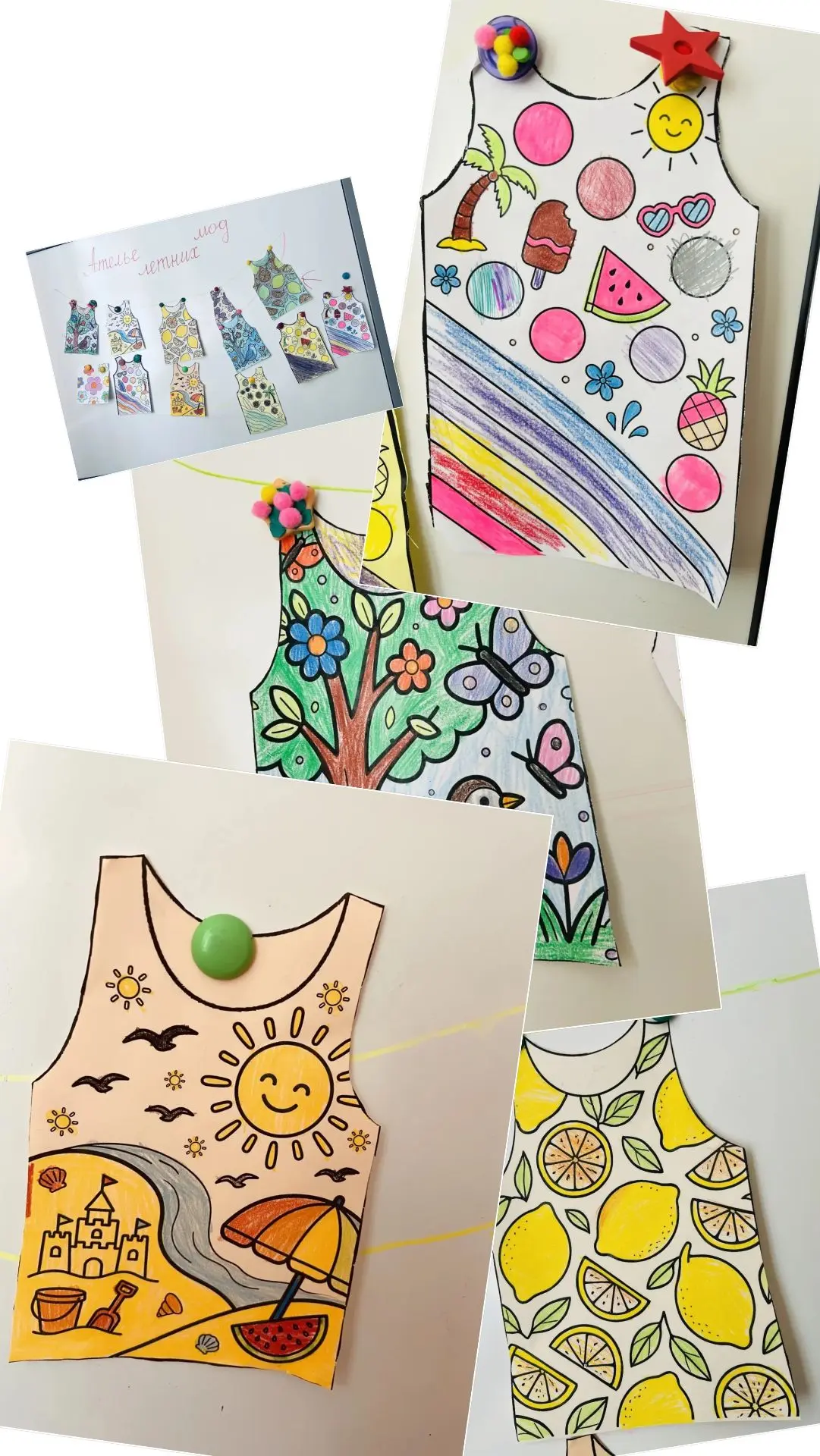 🎨 Творческая мастерская в действии: в пришкольном лагере открылось «Ателье летних мод»

Лето — это 