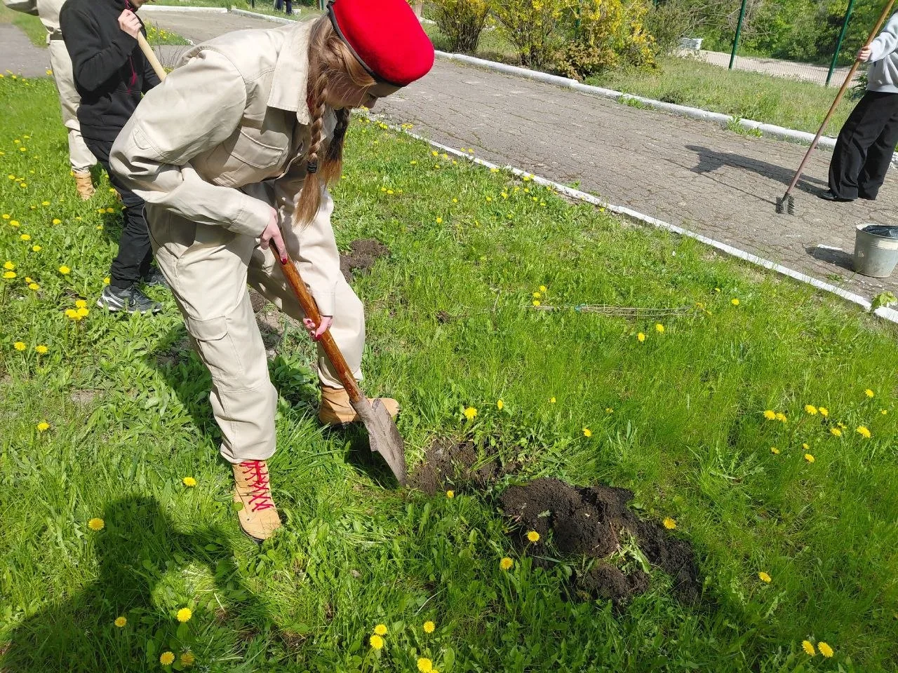 🌳#любимая_третья при участии юнармейцев ВПК "Юные Защитники Отечества" приняла участие во Всероссий