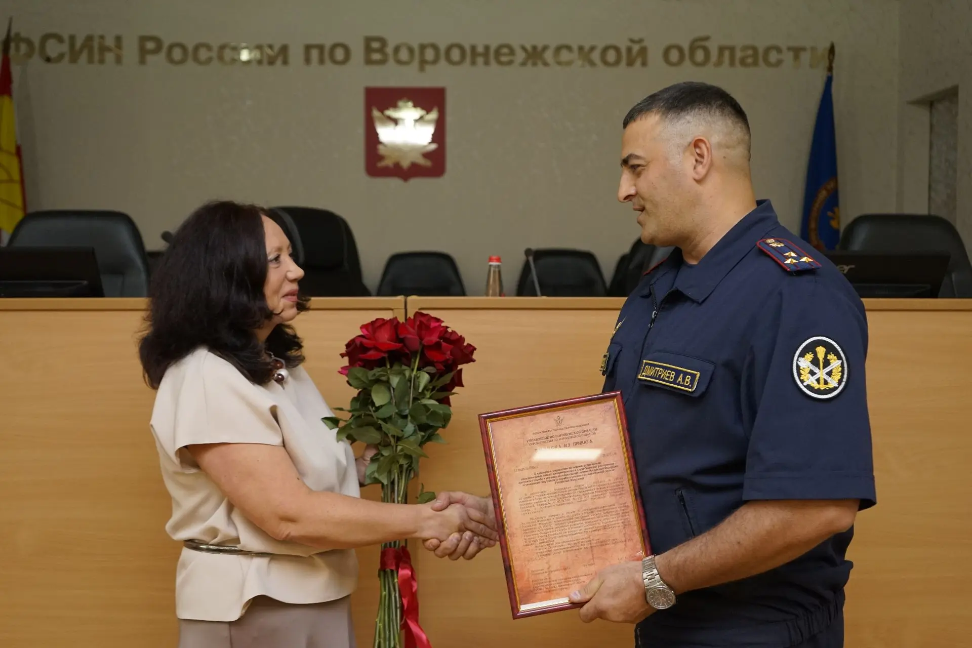 Сотрудница УФСИН, посвятившая службе 31 год, ушла на заслуженный отдых