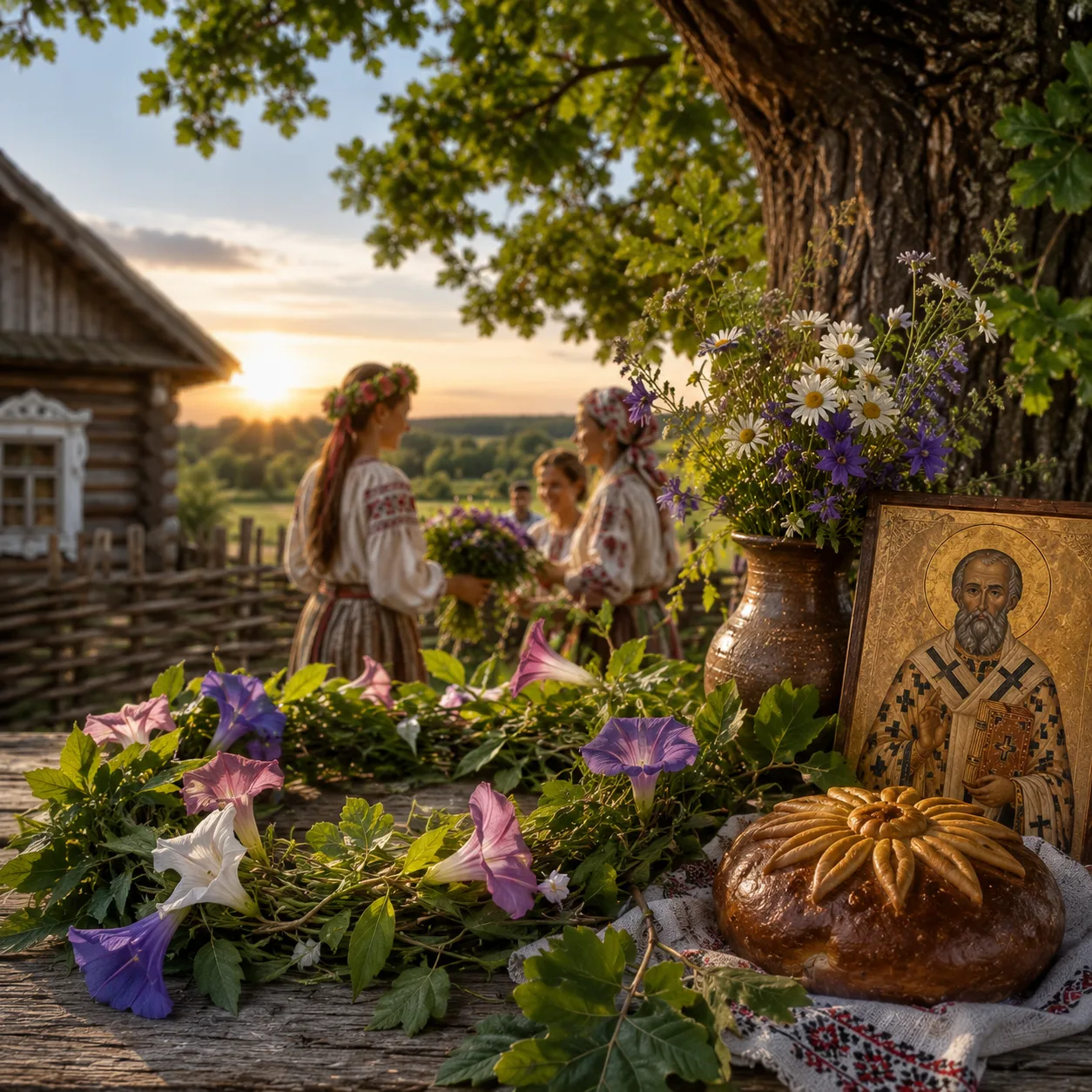 🌿 В народном календаре 15 июня называли Никифор Дубодёр или Зелёный Вьюн

Название «Зелёный Вьюн» п
