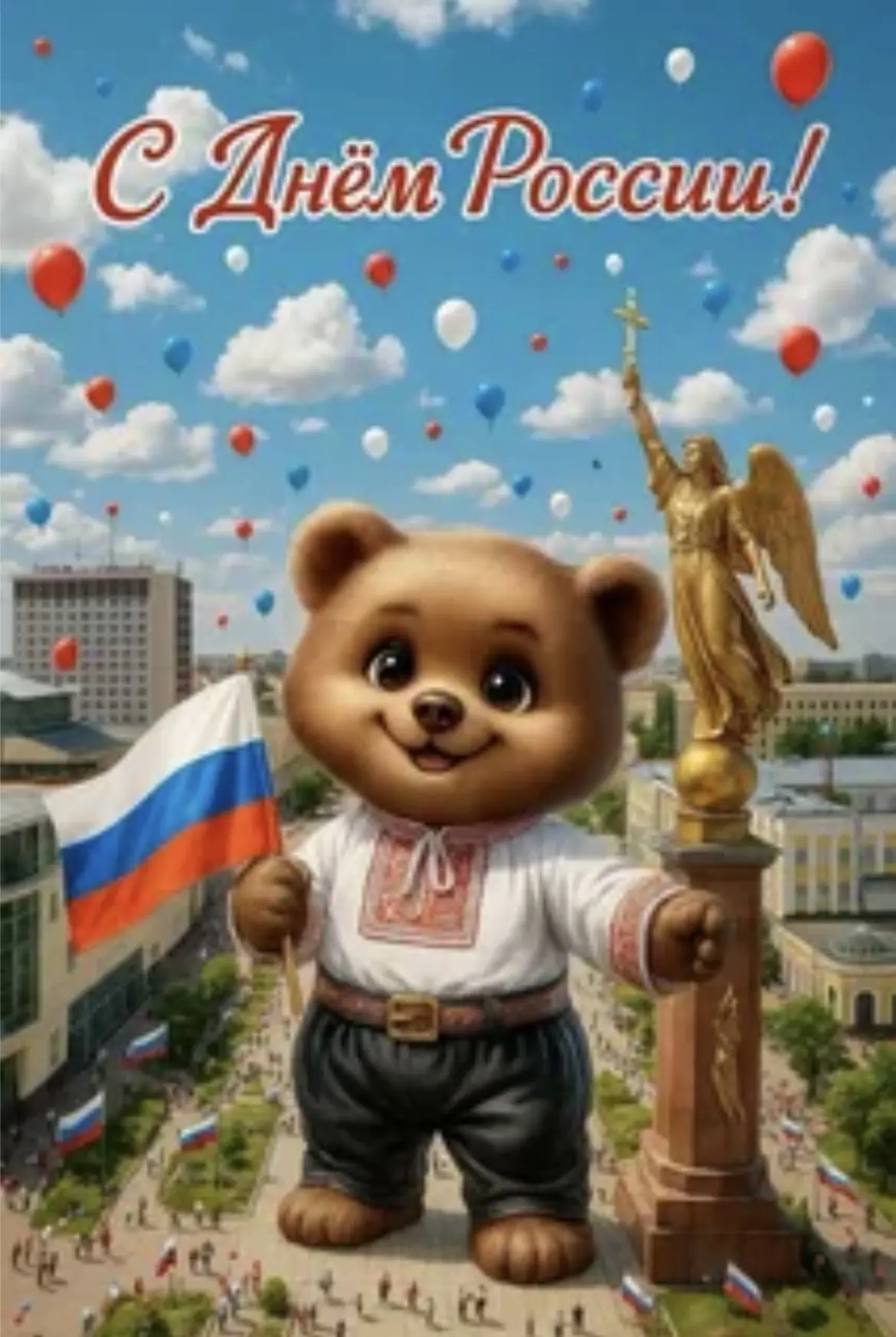 🇷🇺 С Днём России! 🇷🇺

Горжусь своей страной, её историей, культурой и людьми. Желаю всем мира, д