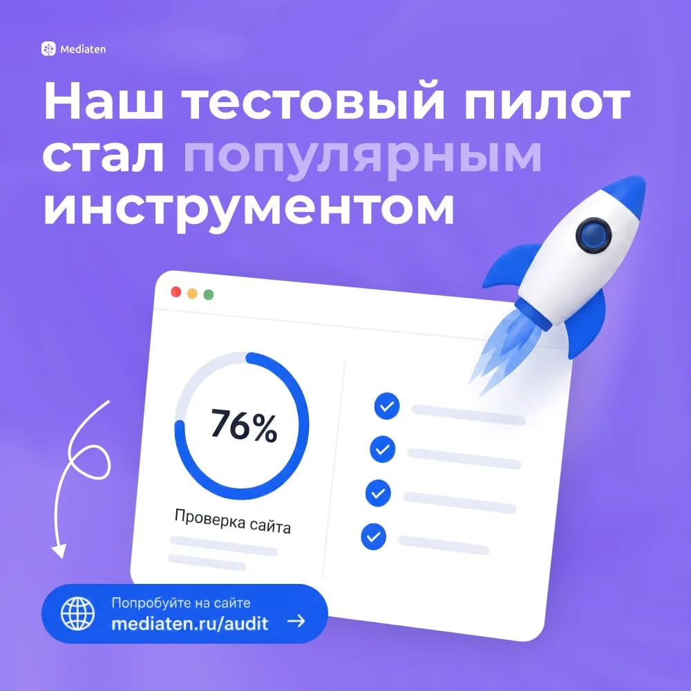 Мы вообще-то запускали SEO-аудит как тестовый пилот. А он взял и полетел как самолёт 🚀