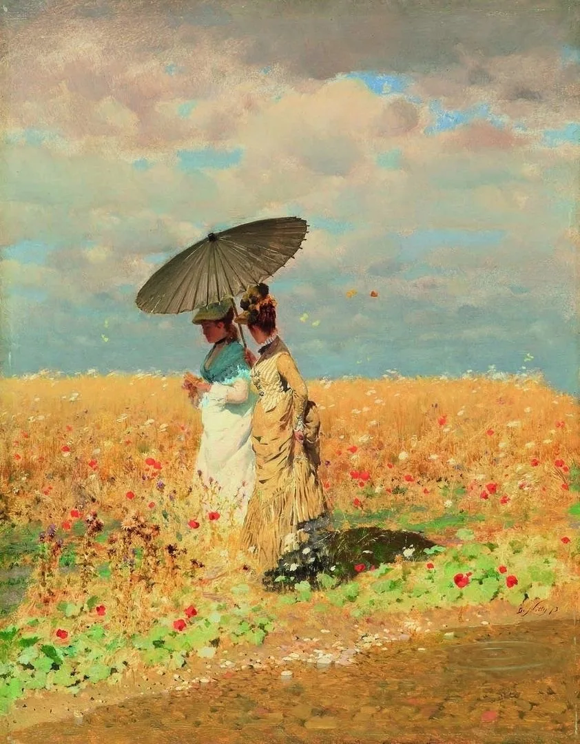 «На пшеничных полях» (In the Wheat Fields), 1873 г.

Джузеппе де Ниттис (Giuseppe De Nittis, 1846-18