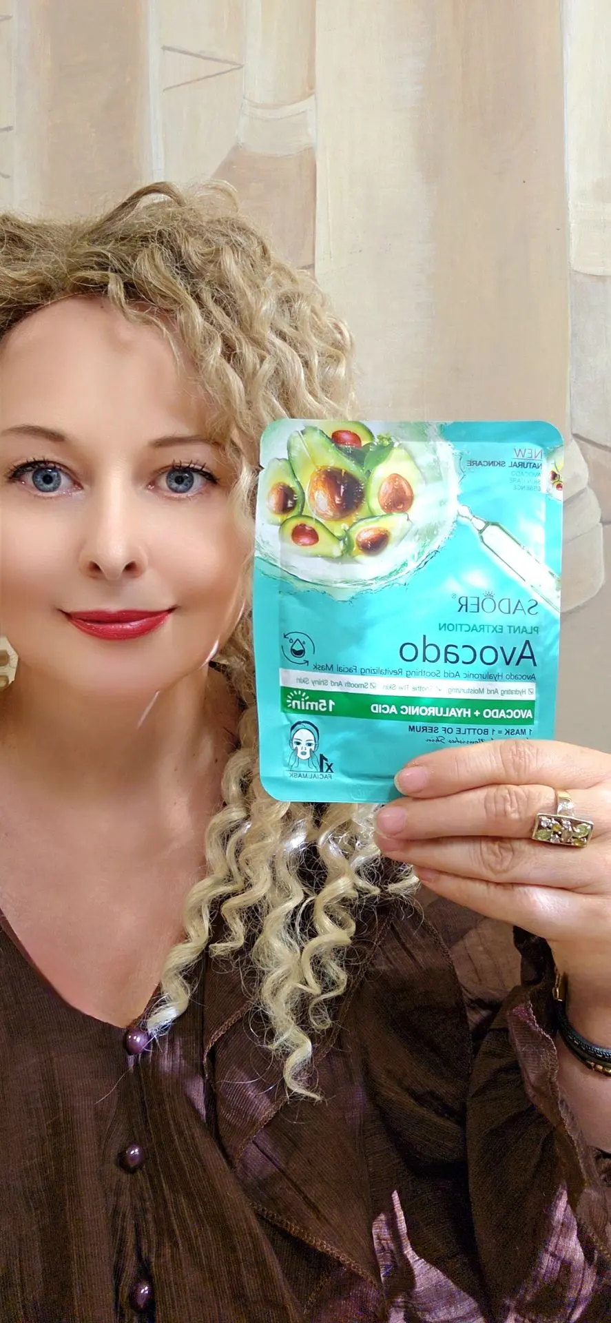 Маска SADOER с авокадо и гиалуроновой кислотой 🥑