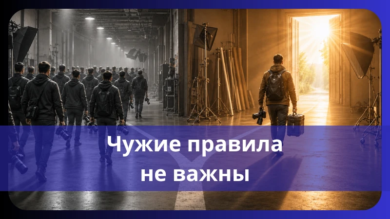 «ДРУГИЕ ФОТОГРАФЫ НЕ ВОЗРАЖАЮТ» — ХУДШИЙ АРГУМЕНТ ДЛЯ ПРОФЕССИОНАЛА