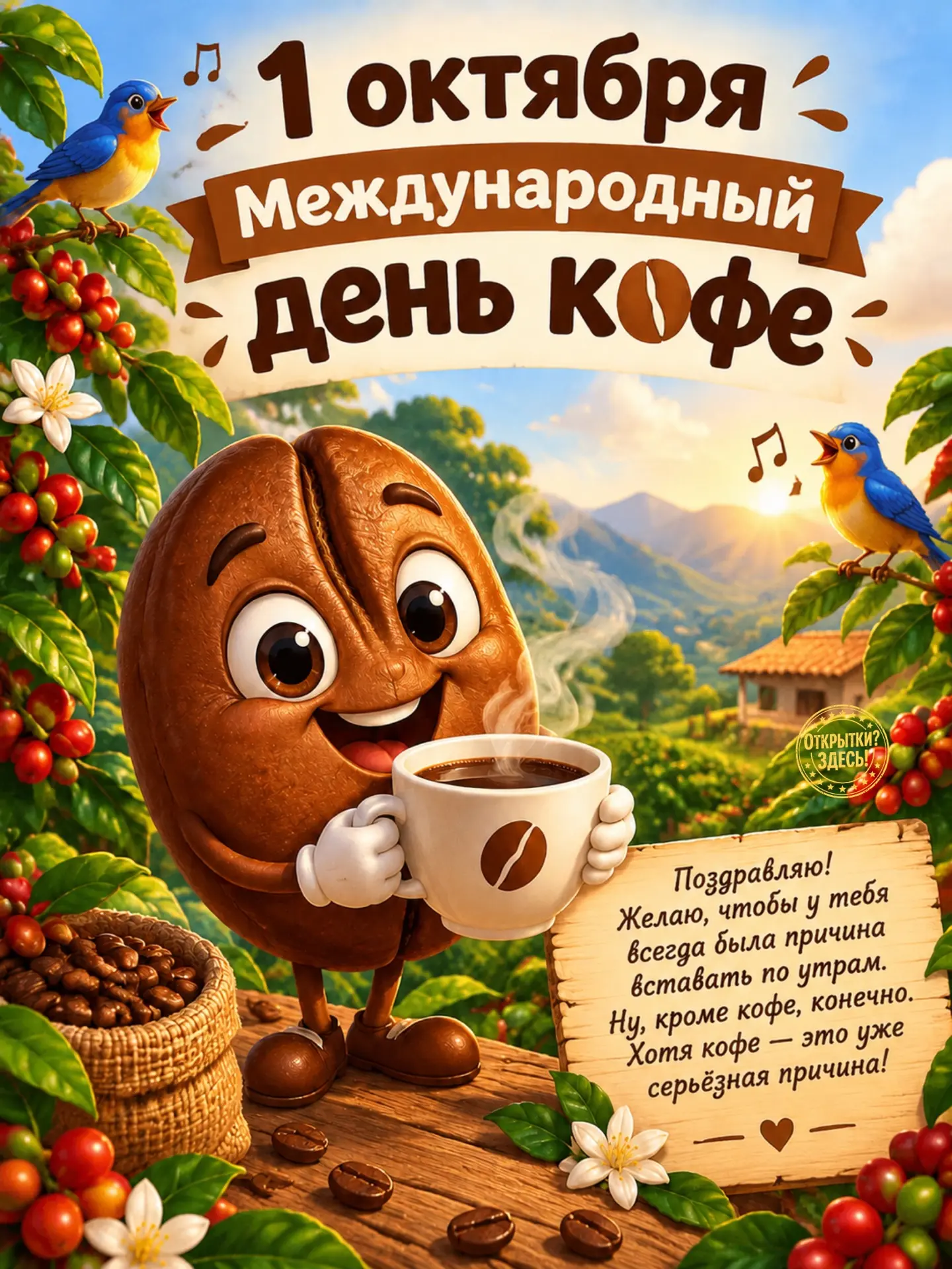 1 октября – Международный день кофе