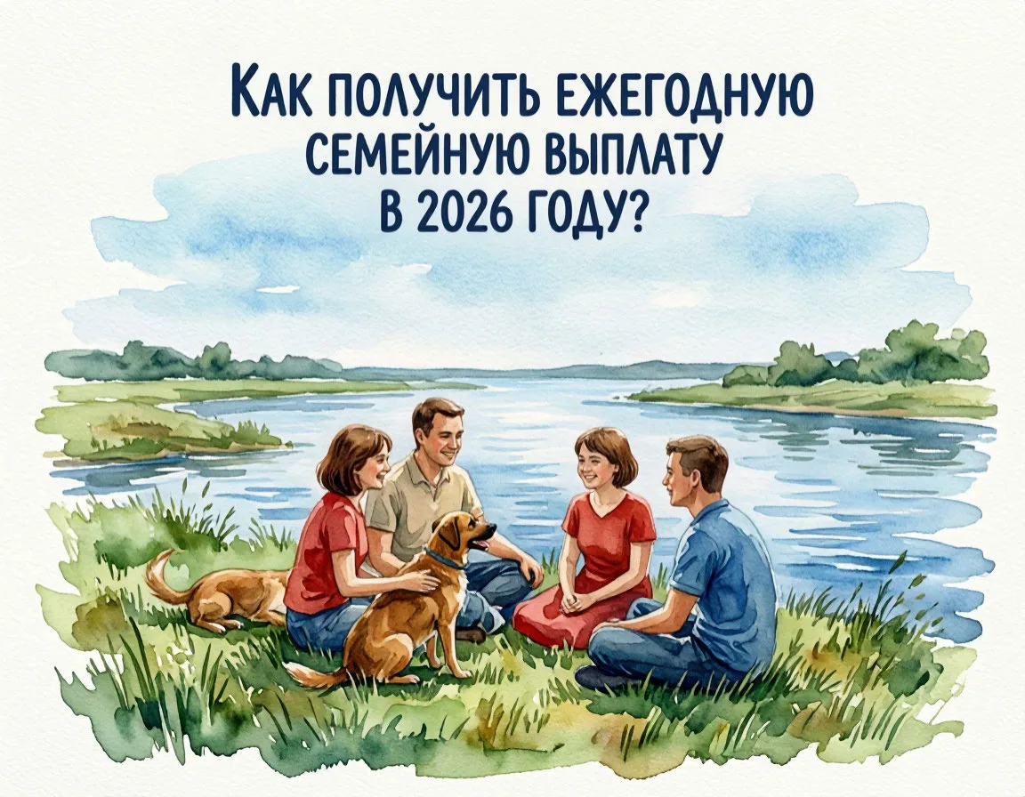 🇷🇺 Как получить ежегодную семейную выплату в 2026 году?
