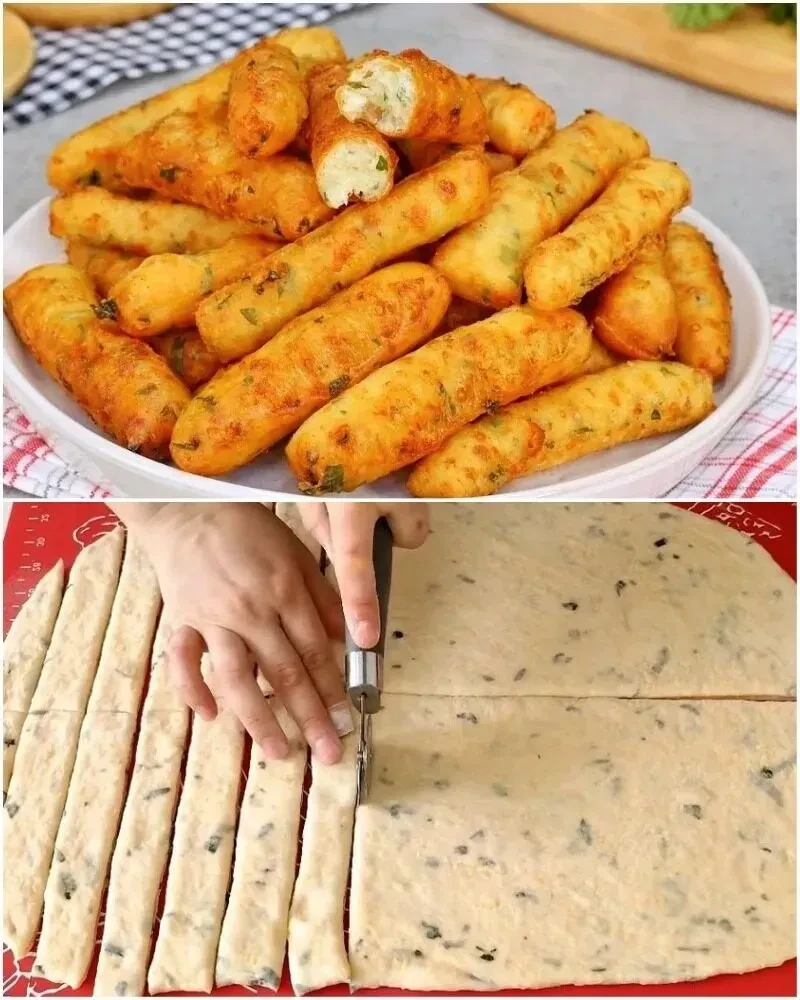 Всего 100гр сыра - и гора «вкусноты» на столе. Нежные сырные палочки (можно на завтрак и на перекус)