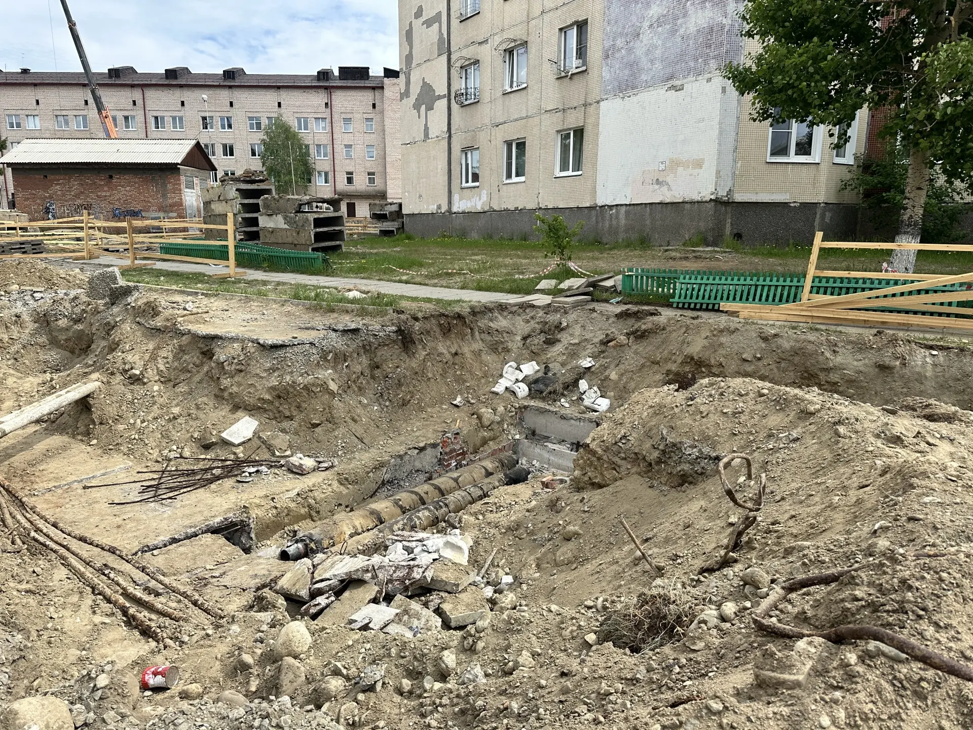 Капитальный ремонт сетей тепловодоснабжения в г. Северобайкальске в рамках Федерального проекта «Мод