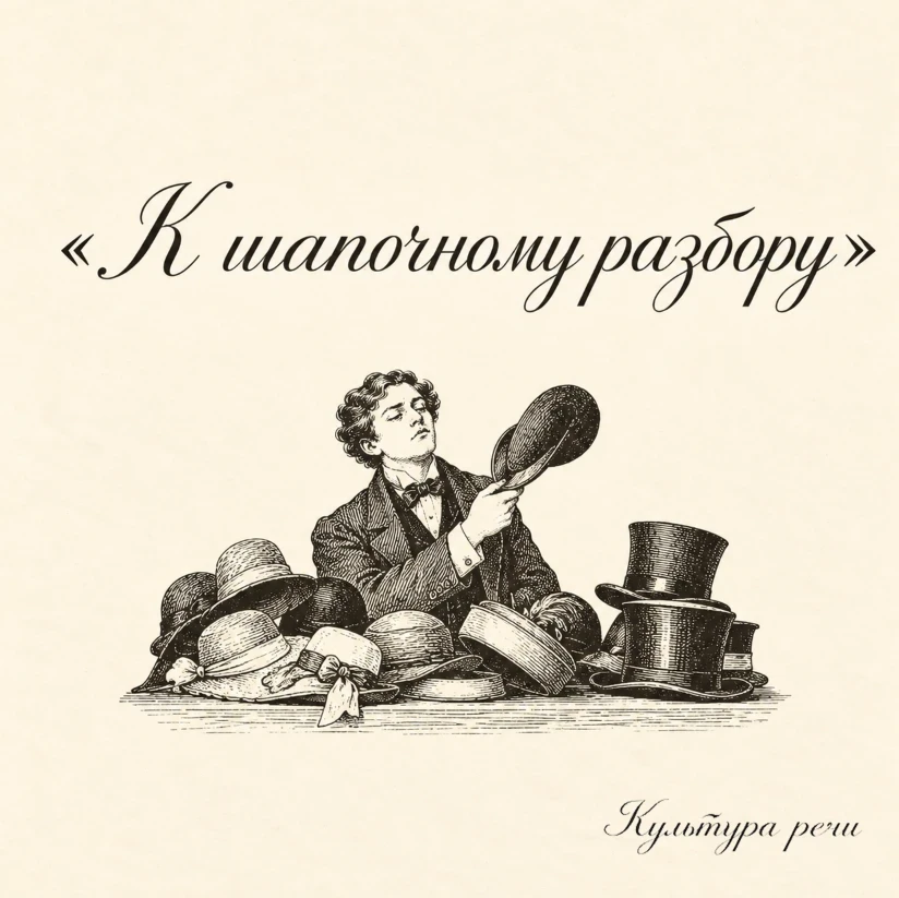 К шапочному разбору