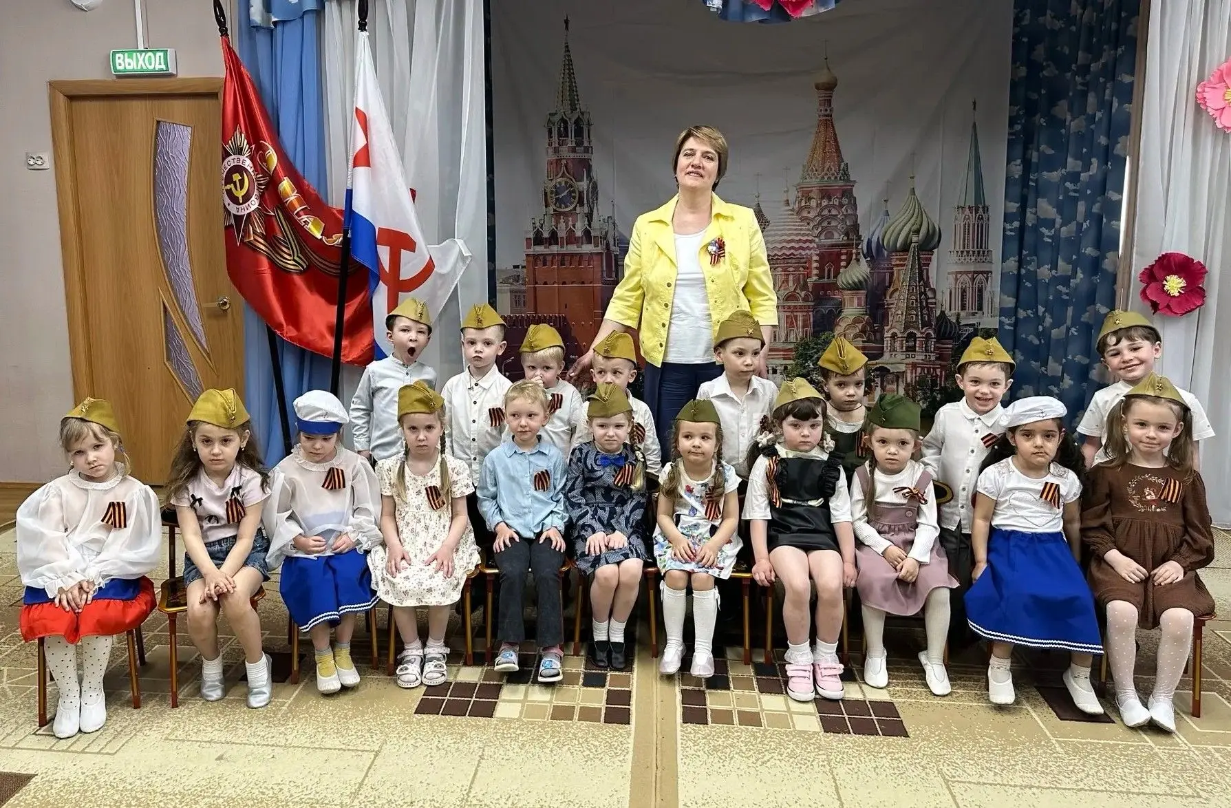 Память, которая объединяет поколения: ДО-5 продолжает «Победную» эстафету  ✨Дошкольное отделение 5 п