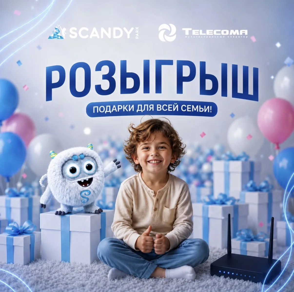 Розыгрыш от Telecoma и Scandy Park! 🎉