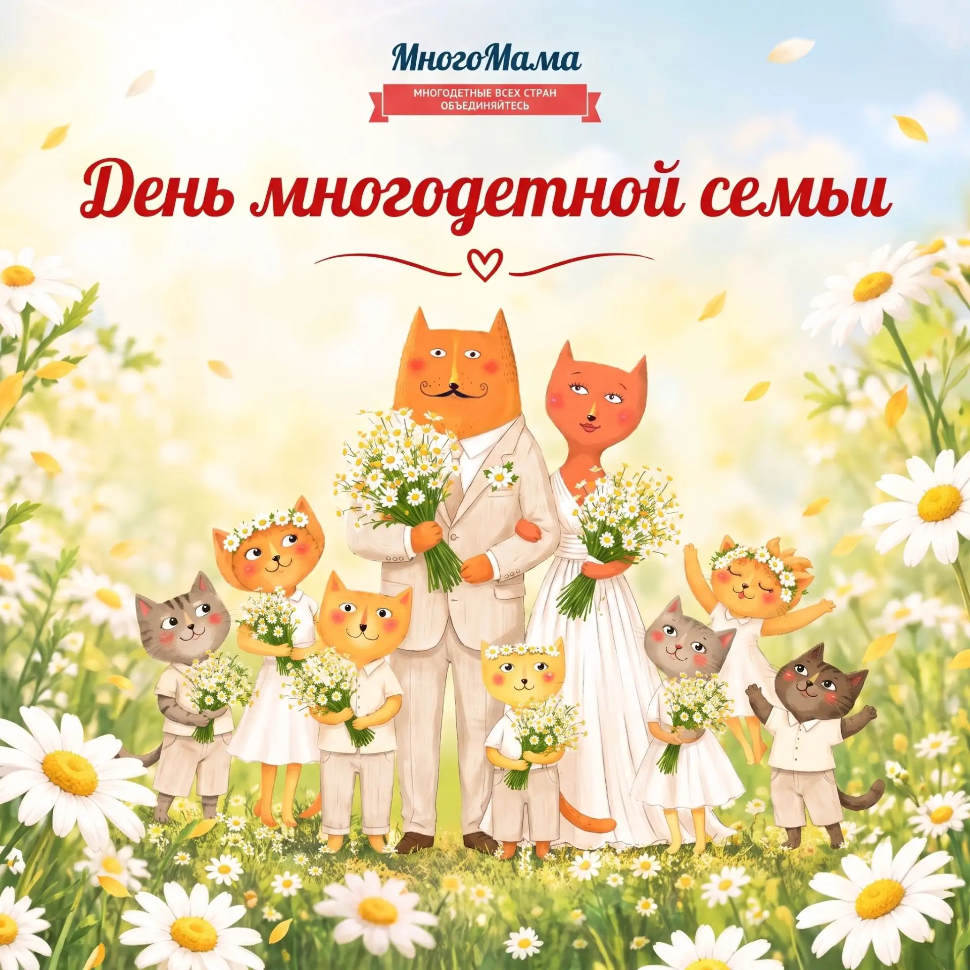 Праздник "День многодетной семьи" 11 октября - в ТРК MARi!