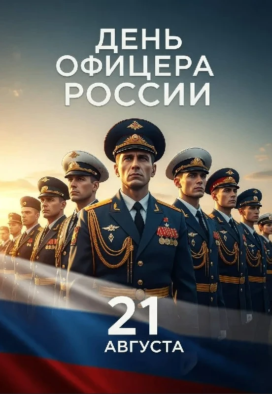 21 августа отмечается День офицера России — праздник людей, для которых честь, долг, от...