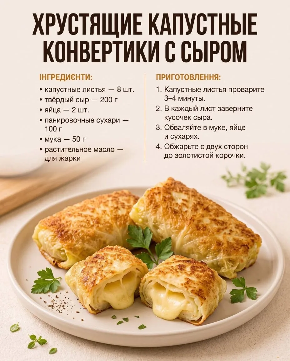 Капустные конвертики