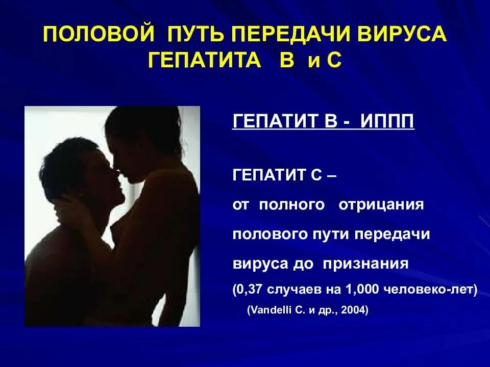 ▪️Насколько велик риск передачи гепатита половым путём🤔❓

❗️Риск не слишком велик, что, впрочем, не